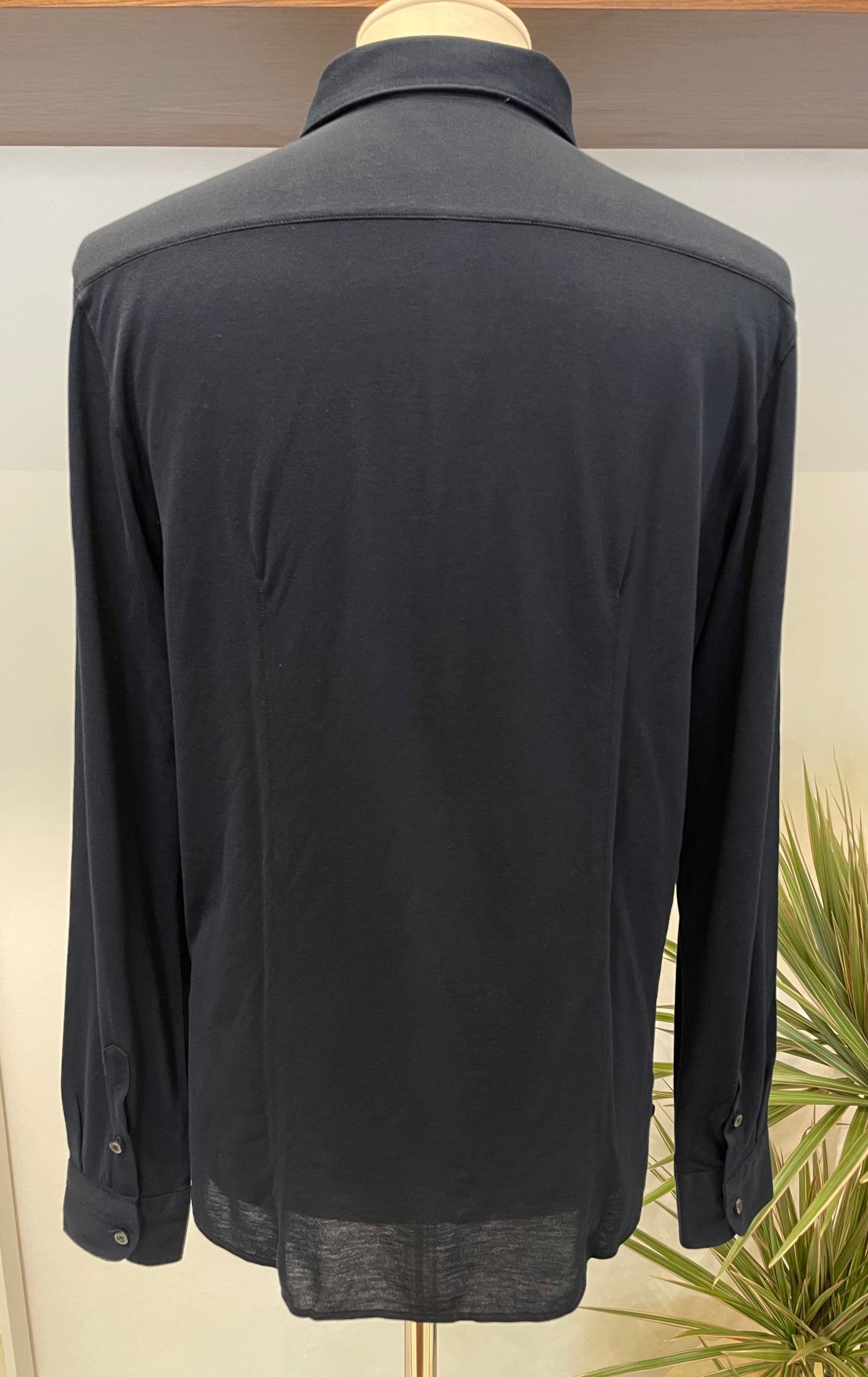 Camicia-Gransasso-Blu-Cotone-Jersey