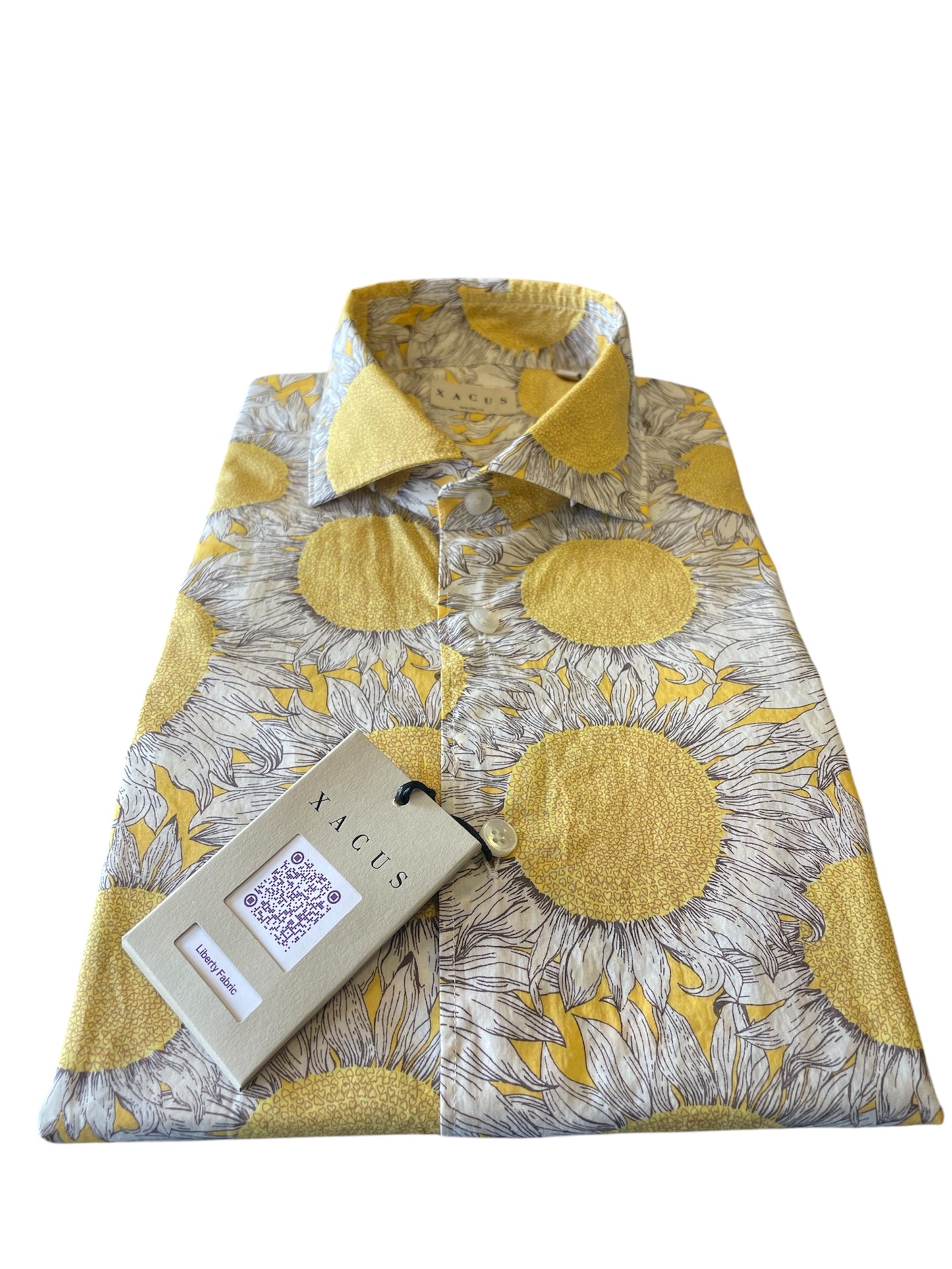 camicia-xacus-stampa-girasoli-cotone