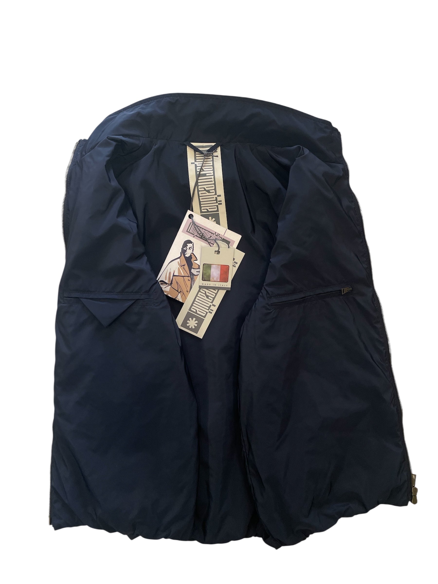 Smanicato-Uomo-L'Impermeabile-Blu