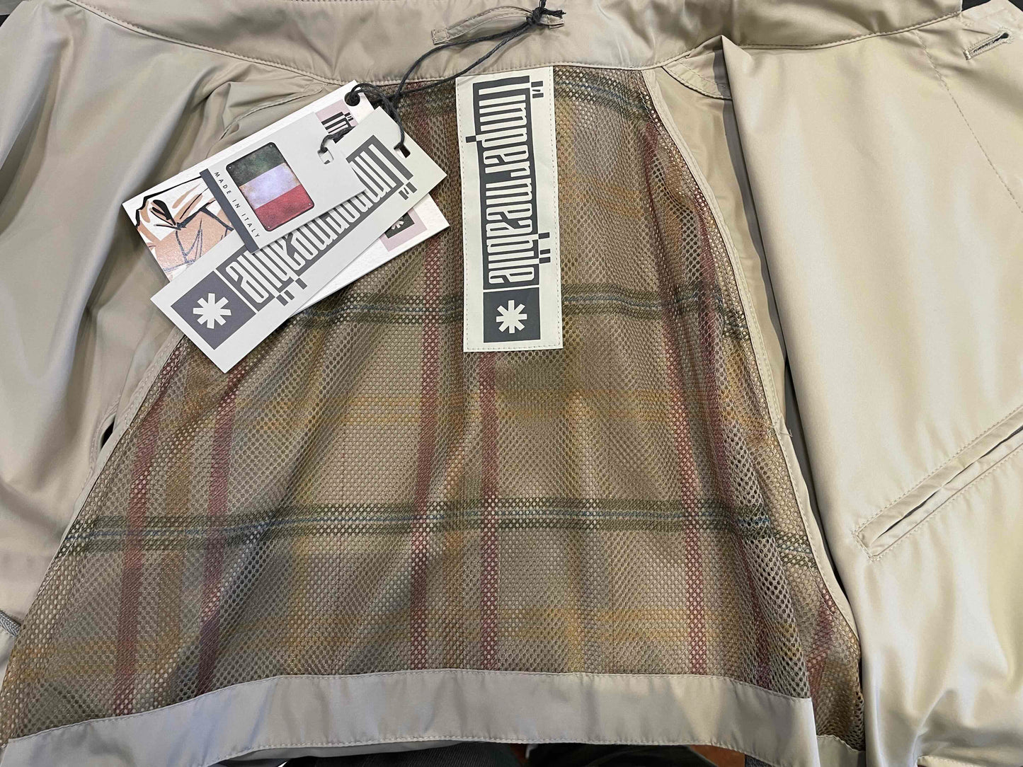 Impermeabile-Leggero-Uomo-Beige-Estivo
