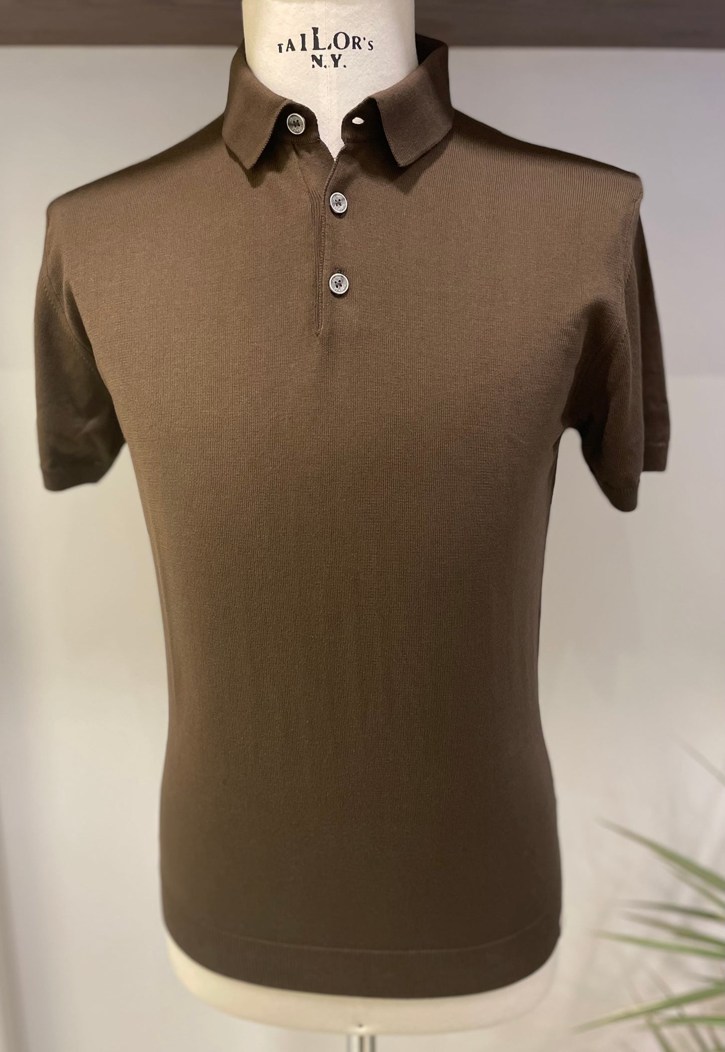 Polo-Privati-Firenze-Cotone-Marrone-