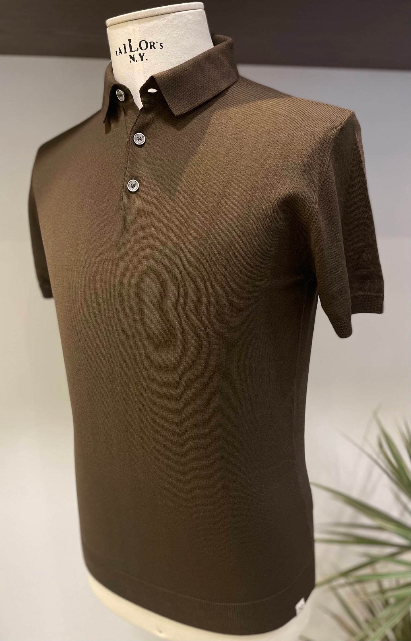 Polo-Privati-Firenze-Cotone-Marrone-